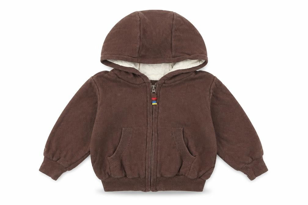 Mothercare Baby Brown   Full Zip Jumper Size 6-9 Months