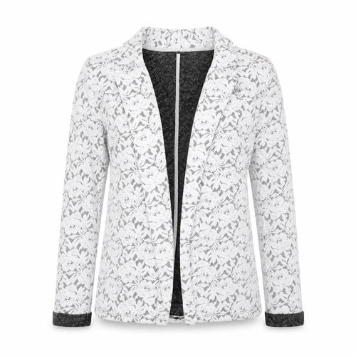 Dorothy Perkins Womens Grey Floral  Jacket Blazer Size 10