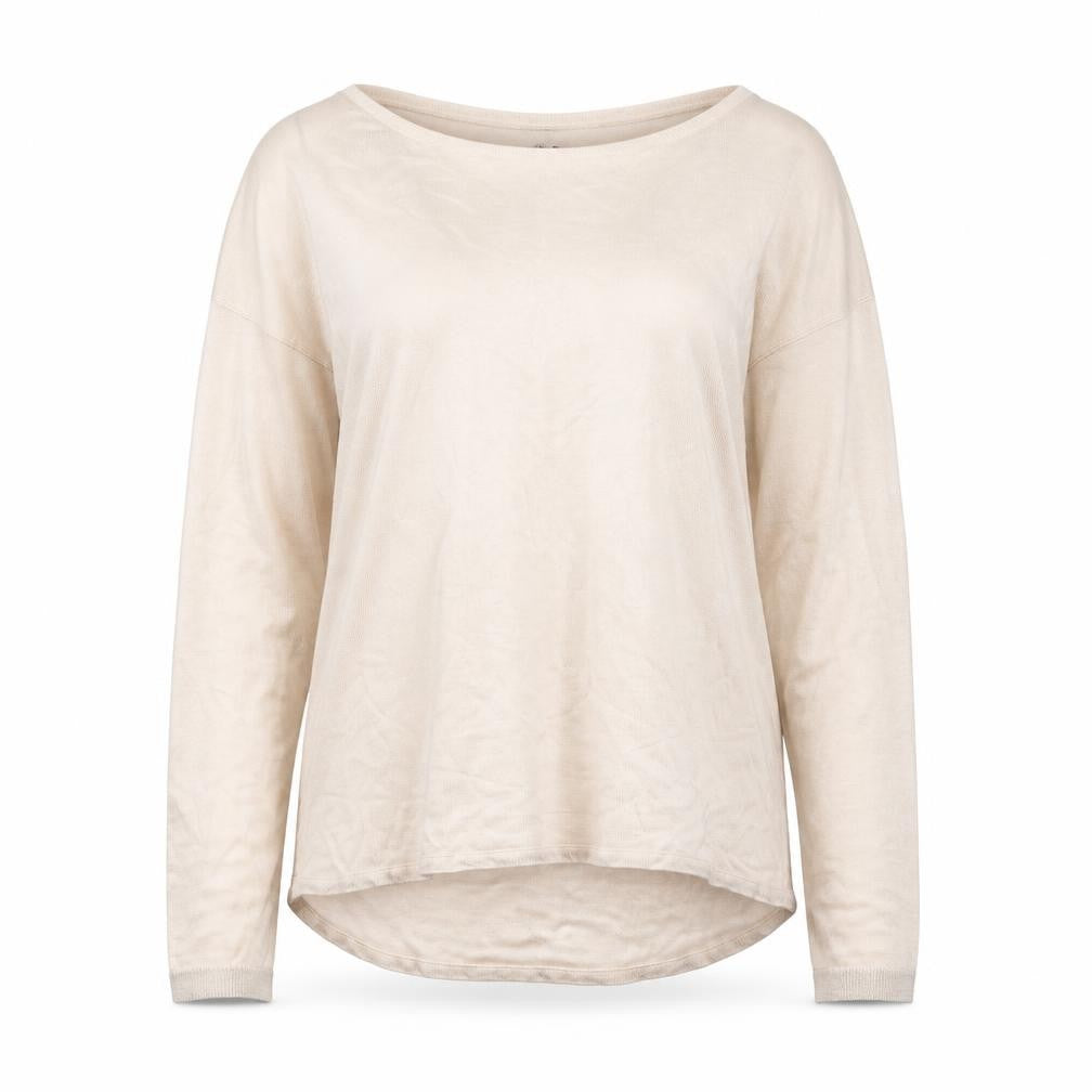 Front view of H&M women’s beige jumper, size XS