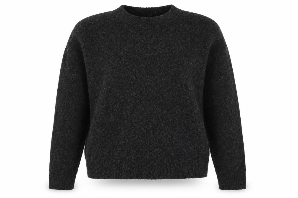 Front view of H&M women’s grey jumper, size S