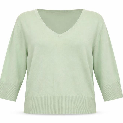 M&Co Womens Green  Knit Pullover Jumper Size XL