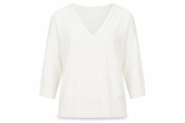 M&Co Womens Ivory Knit Pullover Jumper Size 10