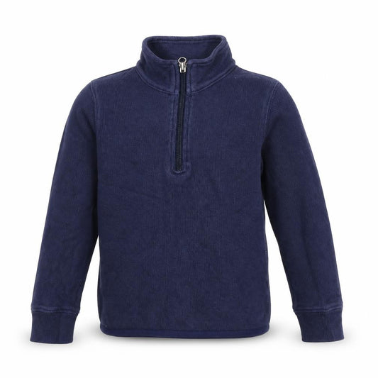 Front view of Gap Kids boys’ blue basic t-shirt, size XS