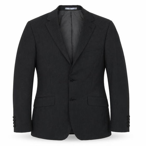 Burton Mens Black Striped  Jacket Suit Size 38