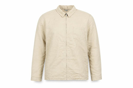 Front view of ASOS women’s beige jacket, size L