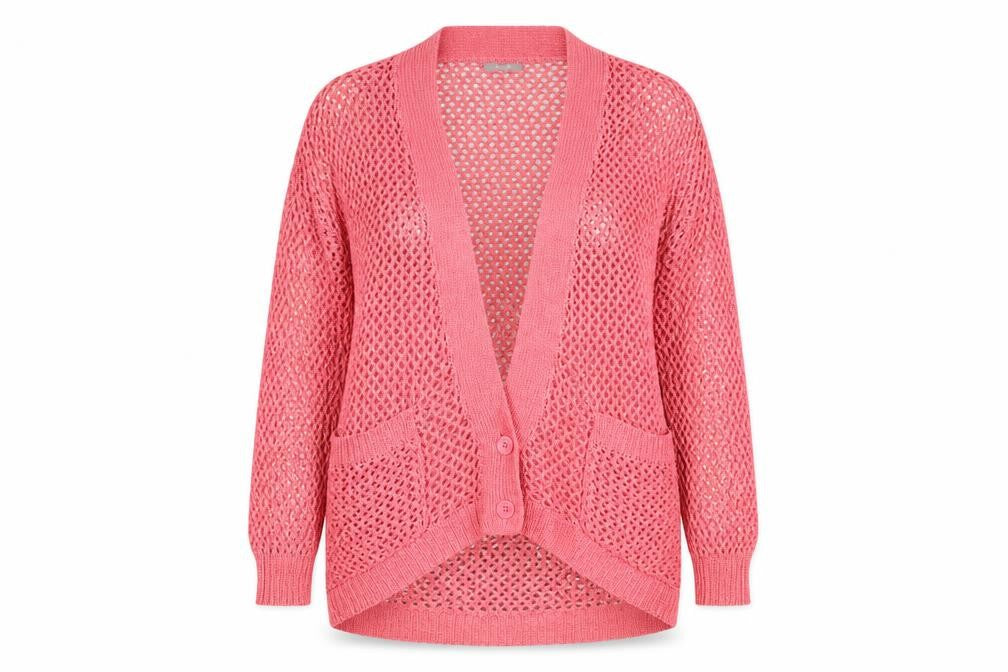 South Womens Pink   Cardigan Jumper Size 14
