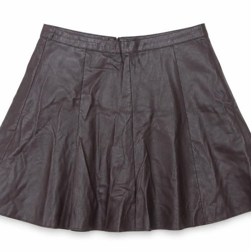 Miss Selfridge Womens Purple   Flare Skirt Size 10