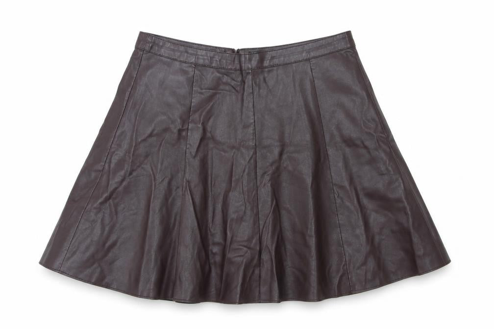 Miss Selfridge Womens Purple   Flare Skirt Size 10