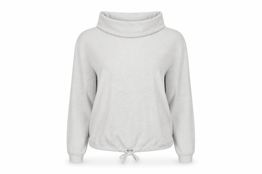 Front view of Tu women’s grey jumper, size UK 10