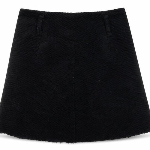 Denim&co Womens Black   A-Line Skirt Size 4