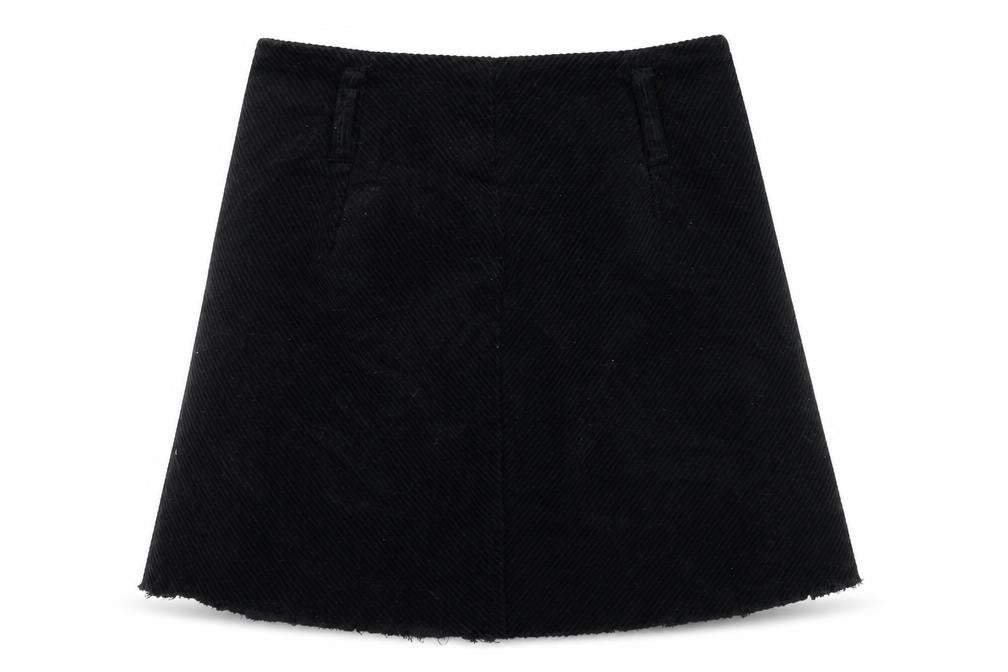 Denim&co Womens Black   A-Line Skirt Size 4