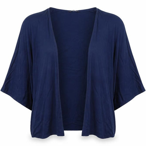 Marks and Spencer Womens Blue  Jersey Cardigan Jumper Size 10