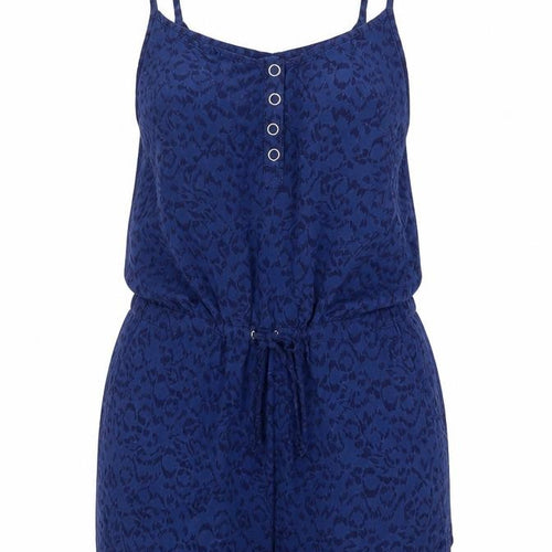Divided Womens Blue Animal Print  Shorts One-Piece Size 8