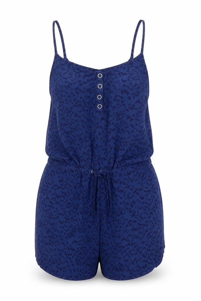Divided Womens Blue Animal Print  Shorts One-Piece Size 8
