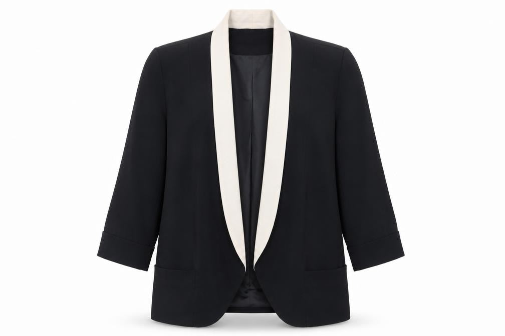 Front view of Dorothy Perkins women’s black jacket, size S