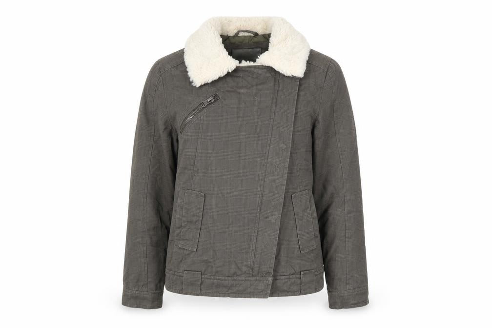 Front view of South women’s brown jacket, size UK 12