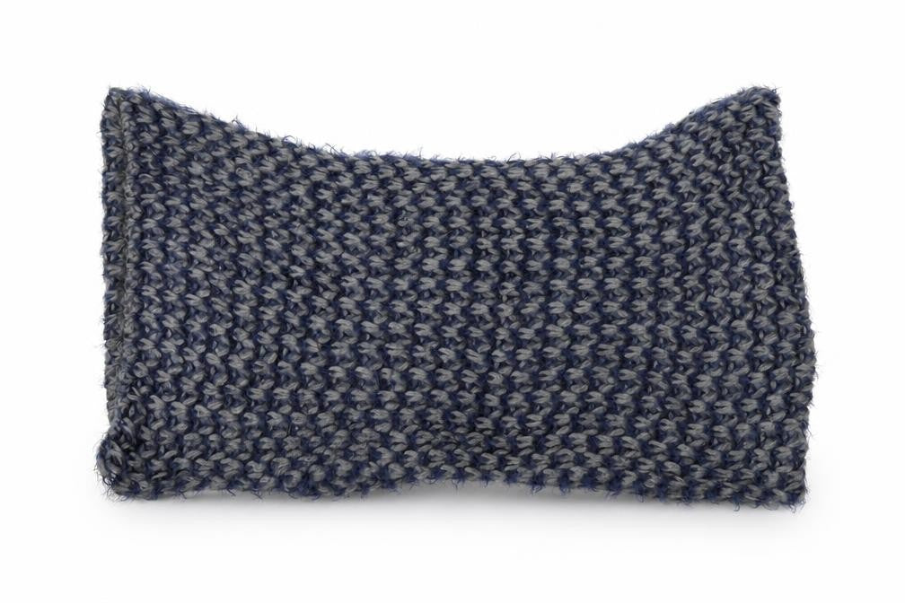 Front view of Preworn women’s blue shawl/wrap