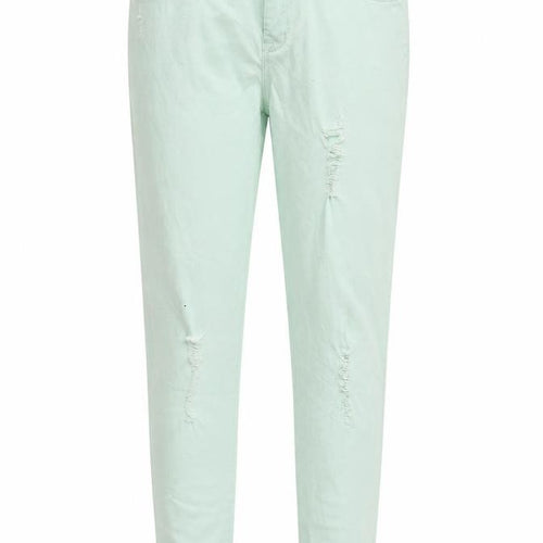 Denim CO. Girls Green  Denim Skinny Jeans Size 13-14 Years - DISTRESSED
