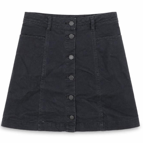 Divided by H&M Womens Black  Denim A-Line Skirt Size 4