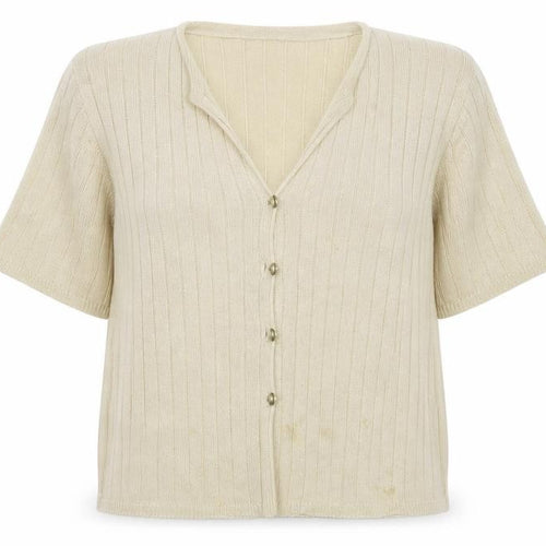 Keeno Womens Beige   Cardigan Jumper Size L