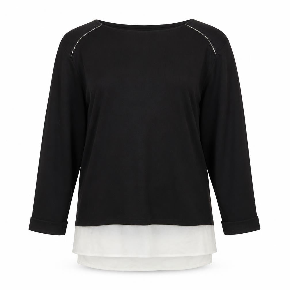 Front view of Atmosphere women’s beige jumper, size UK 14