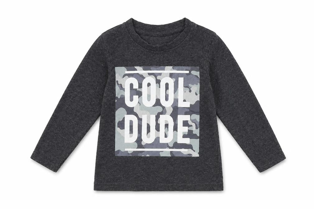 Front view of Primark boys’ grey basic t-shirt, size 12-18, months
