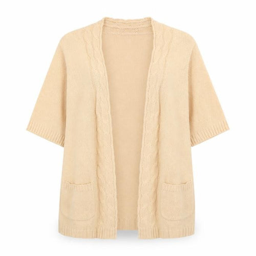 Preworn Womens Beige   Cardigan Jumper Size S