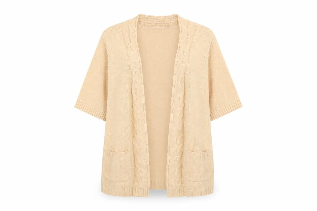 Preworn Womens Beige   Cardigan Jumper Size S