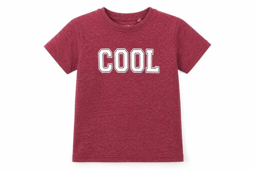 Front view of Next boys’ purple basic t-shirt, size 5, years - cool