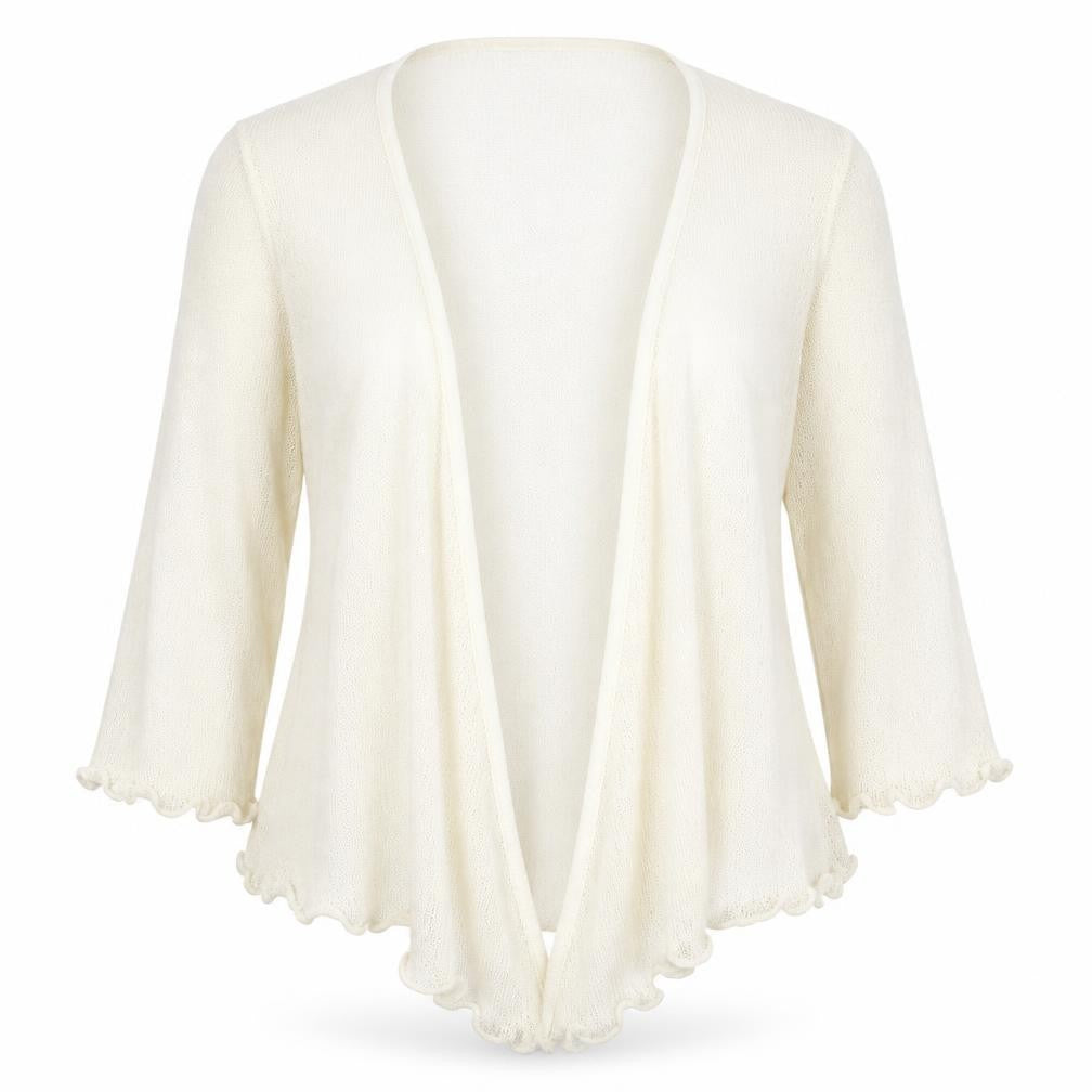 BM Womens Ivory   Cardigan Jumper Size M