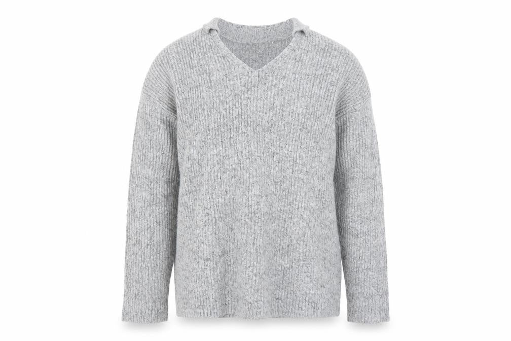 New Look Girls Grey   Pullover Jumper Size 14-15 Years  - Choker style neck