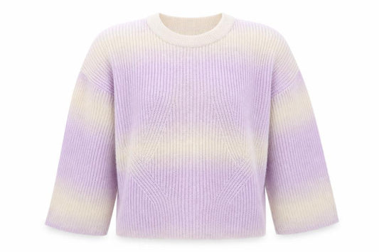 Front view of New Look men’s purple jumper, size L