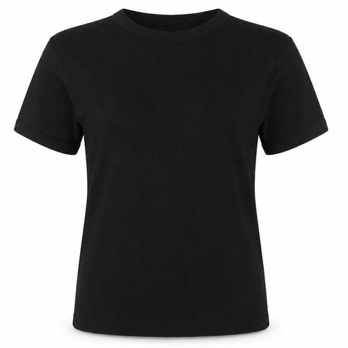 Giorgio  Womens Black   Basic T-Shirt Size XL