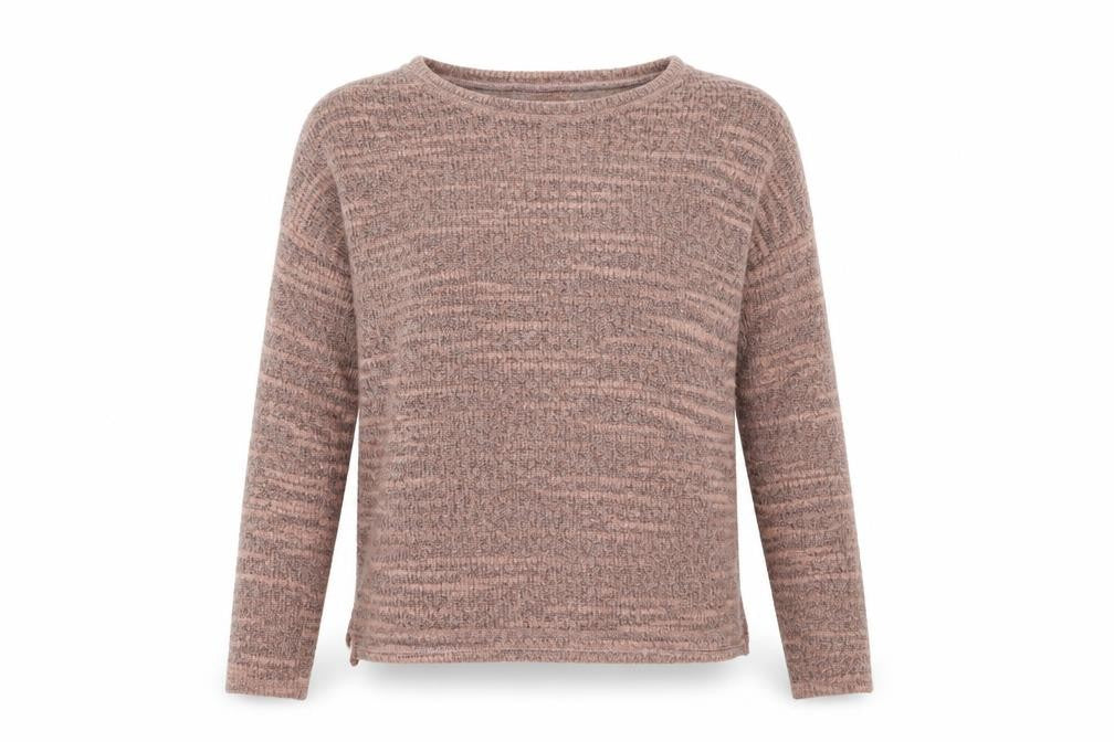 Front view of New Look women’s pink knit jumper, size UK 8
