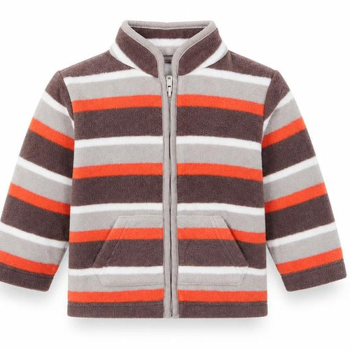 Mothercare Baby Multicoloured Striped Fleece Jacket  Size 3-6 Months