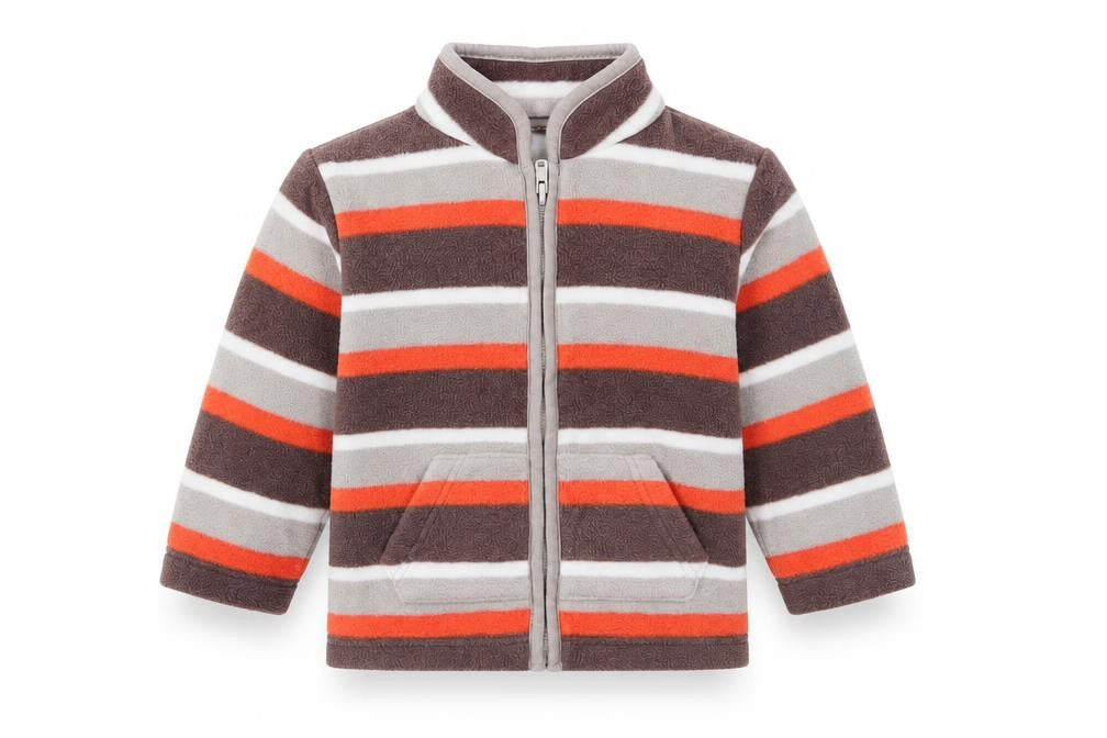 Mothercare Baby Multicoloured Striped Fleece Jacket  Size 3-6 Months