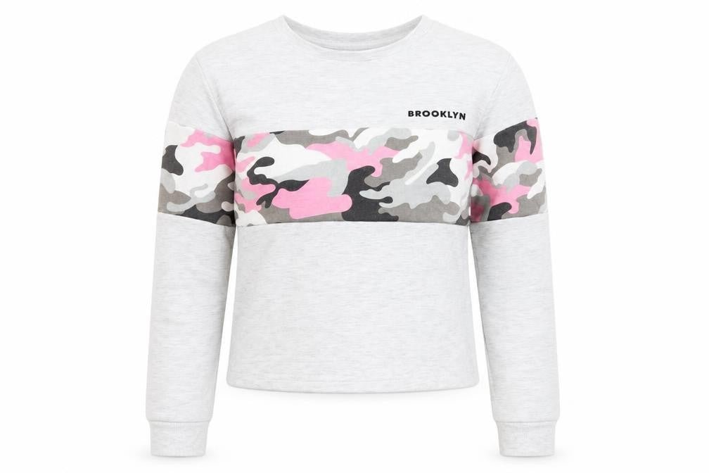 New Look Girls Grey  Knit Pullover Jumper Size S  - Brooklyn