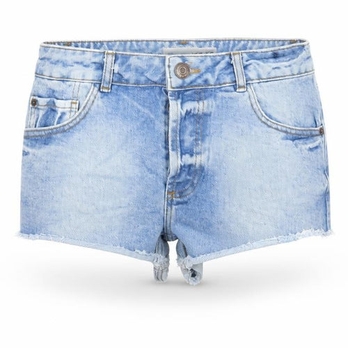 Topshop Womens Blue   Cut-Off Shorts Size 28 in