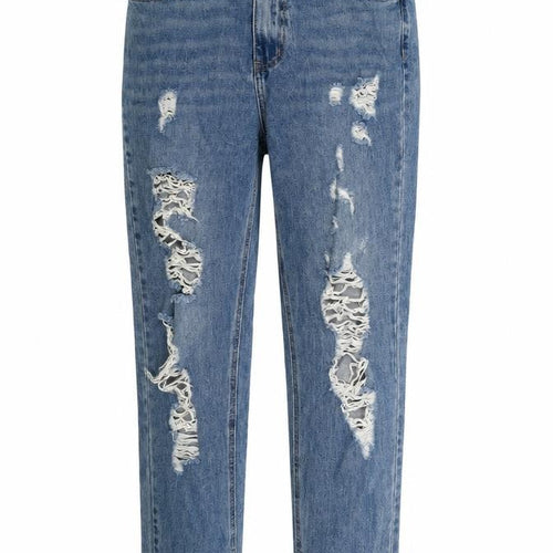 Riot Womens Blue  Denim Mom Jeans Size 10 L29 in