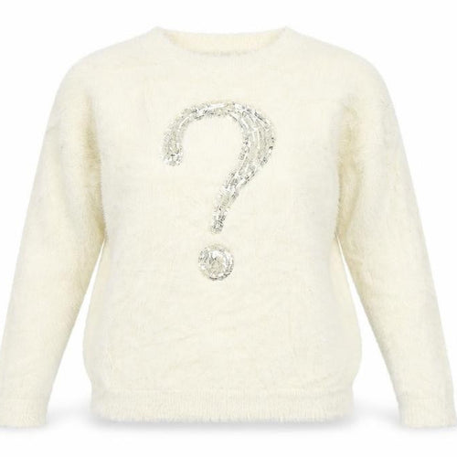 PARIS ET MOI Womens White   Pullover Jumper Size S