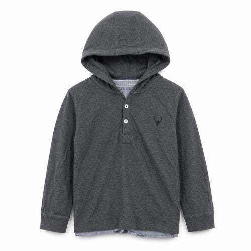 Nutmeg Boys Grey   Pullover Hoodie Size 5-6 Years