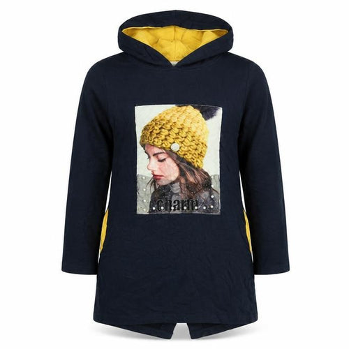 Barmy Girls Blue   Pullover Hoodie Size 8 Years
