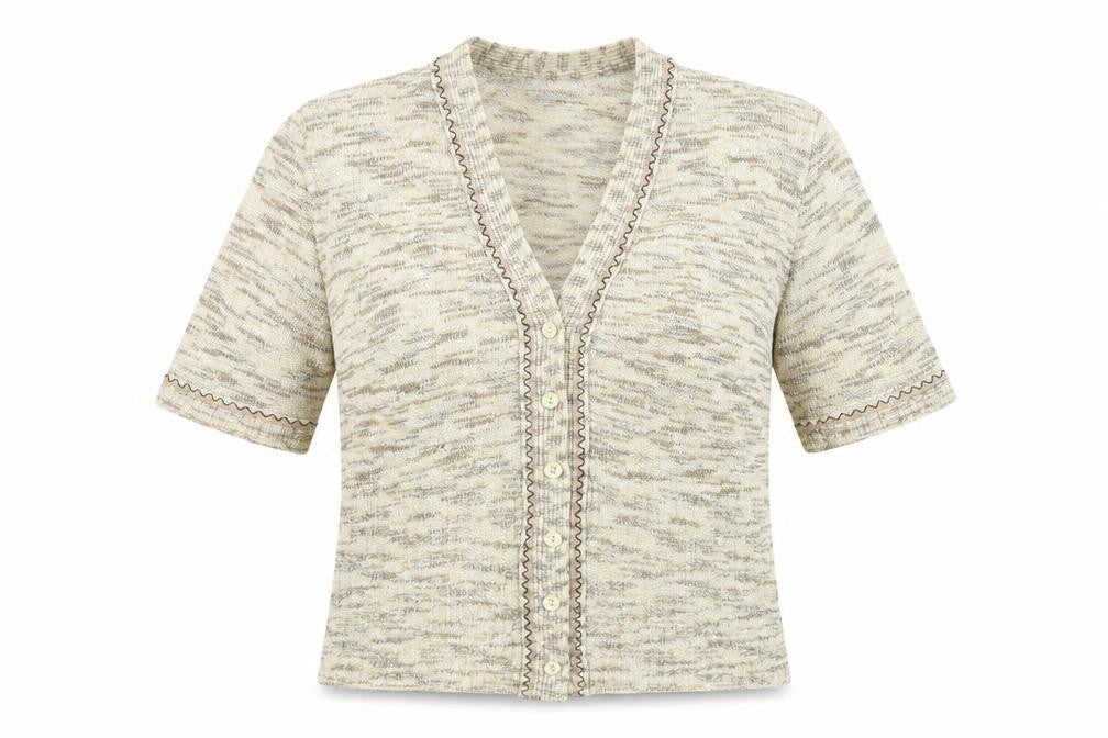 Preworn Womens Beige   Cardigan Jumper Size S