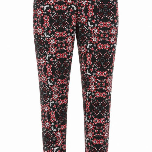 Bethany Mota Womens Black Floral  Carrot Leggings Size XS L28 in