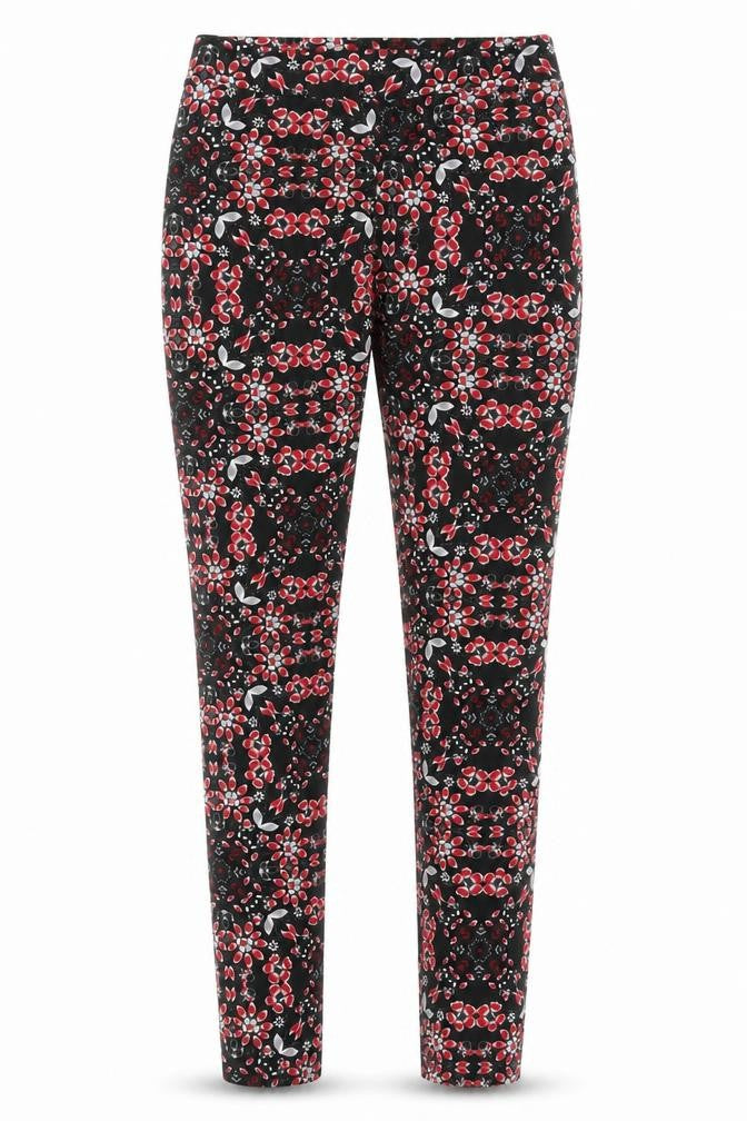 Bethany Mota Womens Black Floral  Carrot Leggings Size XS L28 in