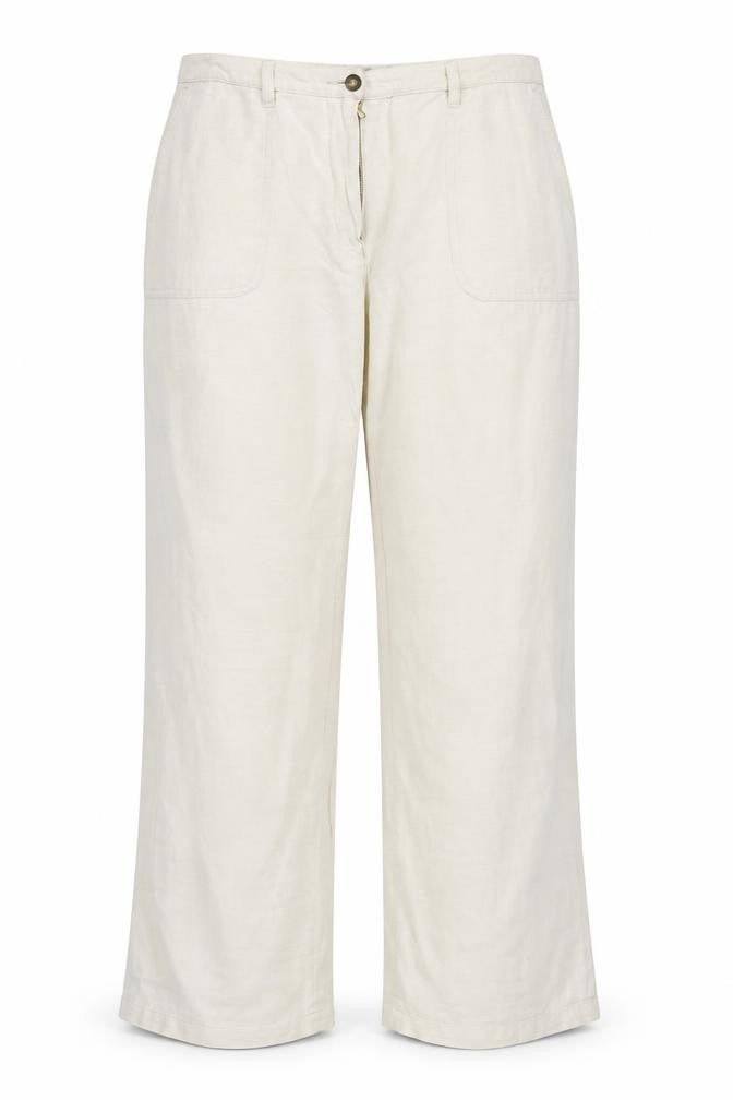 Etam Womens Ivory   Trousers  Size 16 L31 in