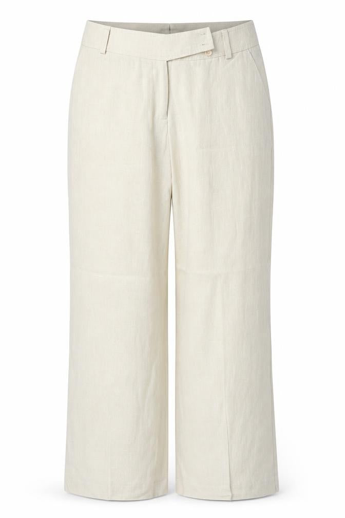 Evie Collection Womens Beige   Trousers  Size 12 L27 in