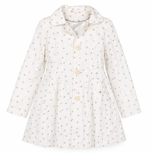 Marks and Spencer Womens White Polka Dot  Pea Coat Coat Size 12