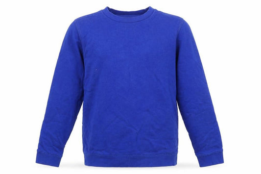 Front view of TU boys’ blue pullover sweatshirt, size 9, years