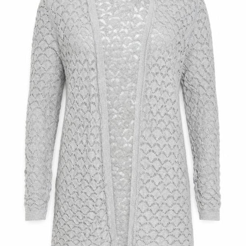 fransa Womens Grey   Cardigan Jumper Size XS